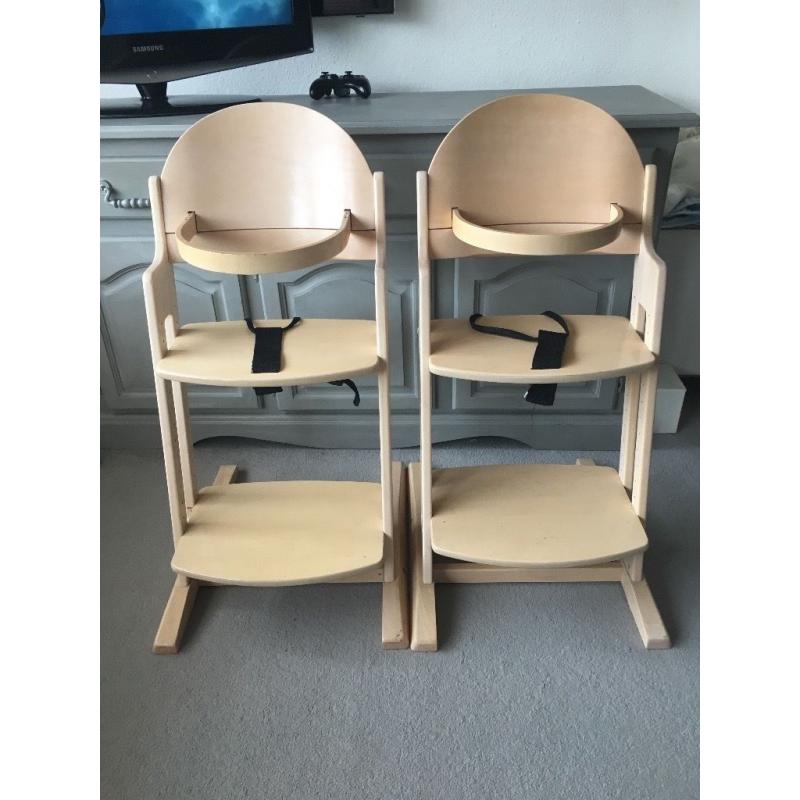 x2 Baby Dan Highchairs