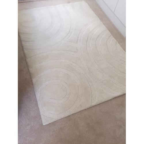 Rug - Cream 100% Wool