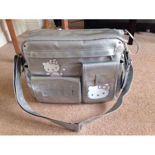 Silver Hello Kitty Changing bag