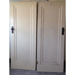 Four internal wooden doors.1930's house