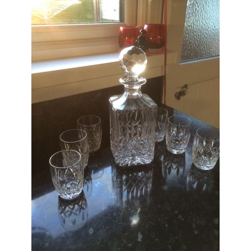 Crystal decanter set
