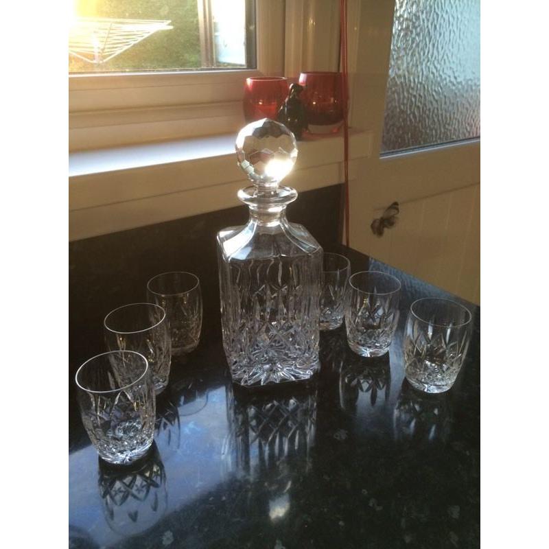 Crystal decanter set