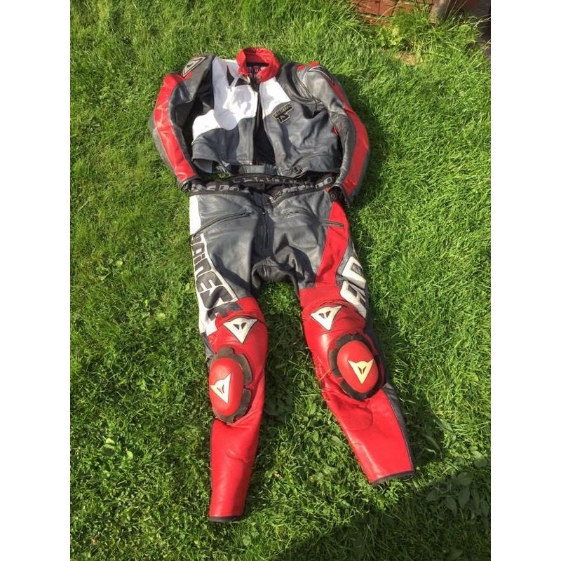Motorbike leathers 2 piece