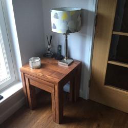 NEXT nest of tables - Havana range. Acacia effect