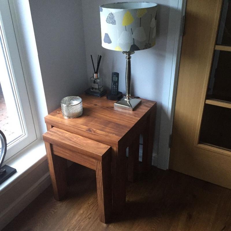 NEXT nest of tables - Havana range. Acacia effect