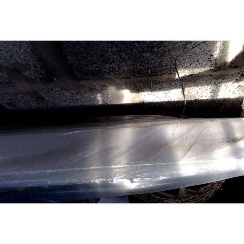 White high gloss kitchen kick boards