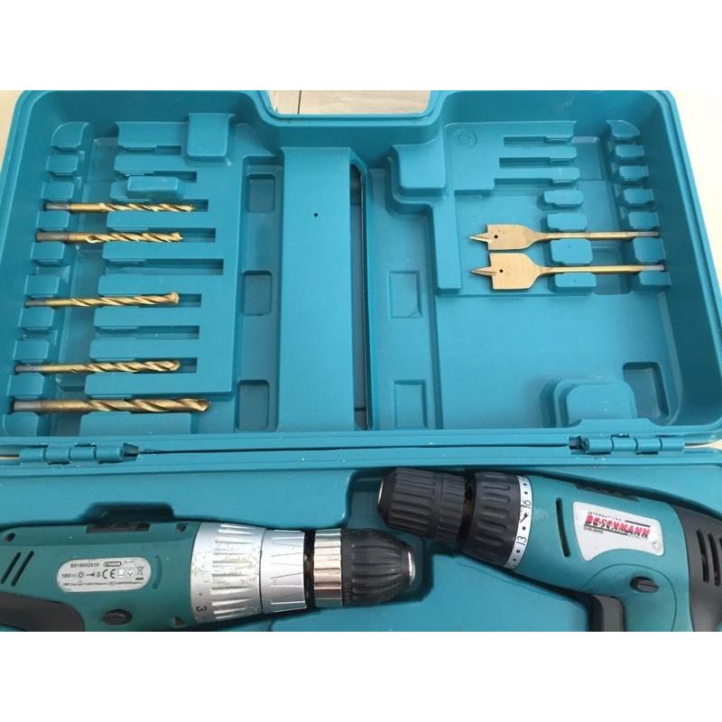 Cordless drill Twin pack 18V
