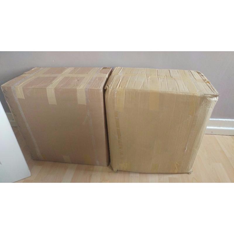 Large Cardboard Boxes 60cm x 60cm x40cm Big Box perfect for moving home. Boxs Cartons Card Board