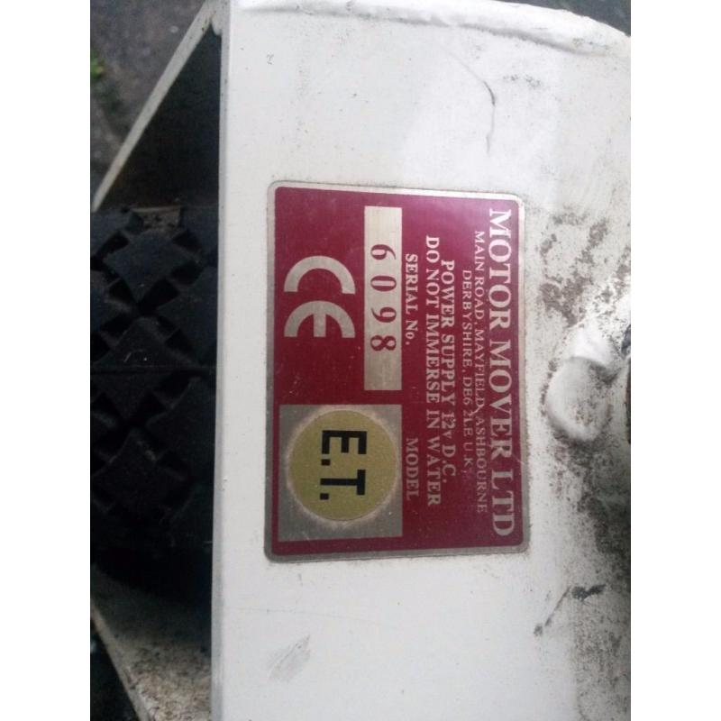 Big foot motor mover. Excellent for pulling caravans, boarts, large trailers