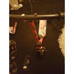 Kids scooter and car rocker and
