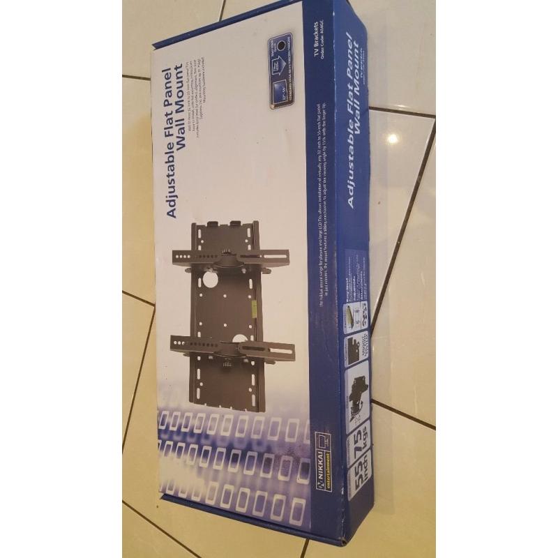 Tv wall mount kit for tv up to 55" and 75 kgs