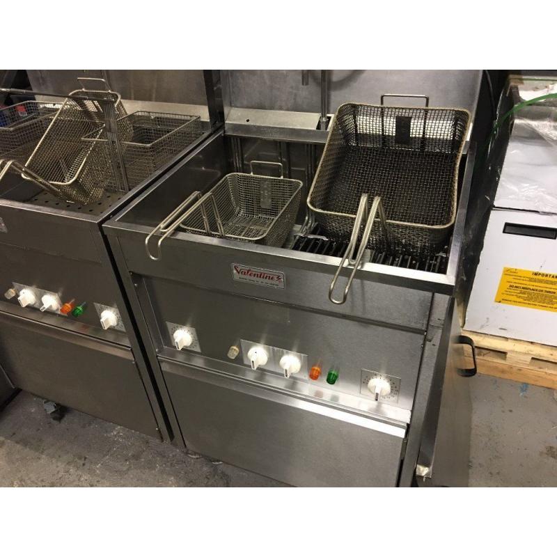 Valentine Maxi P 94 Twin Basket Single Tank Fryer