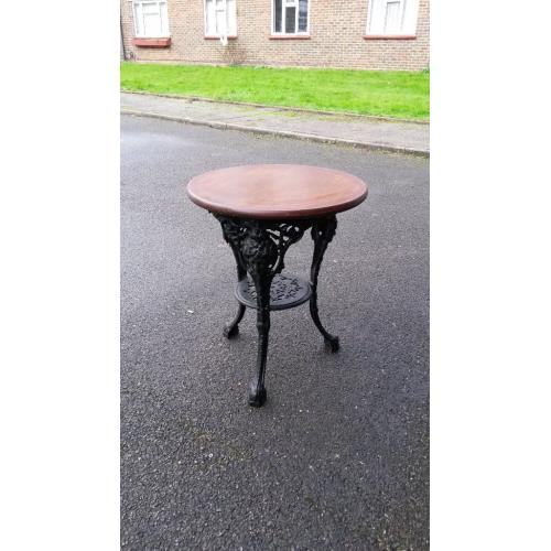 Cast Iron Victoriana Pub/Garden Table