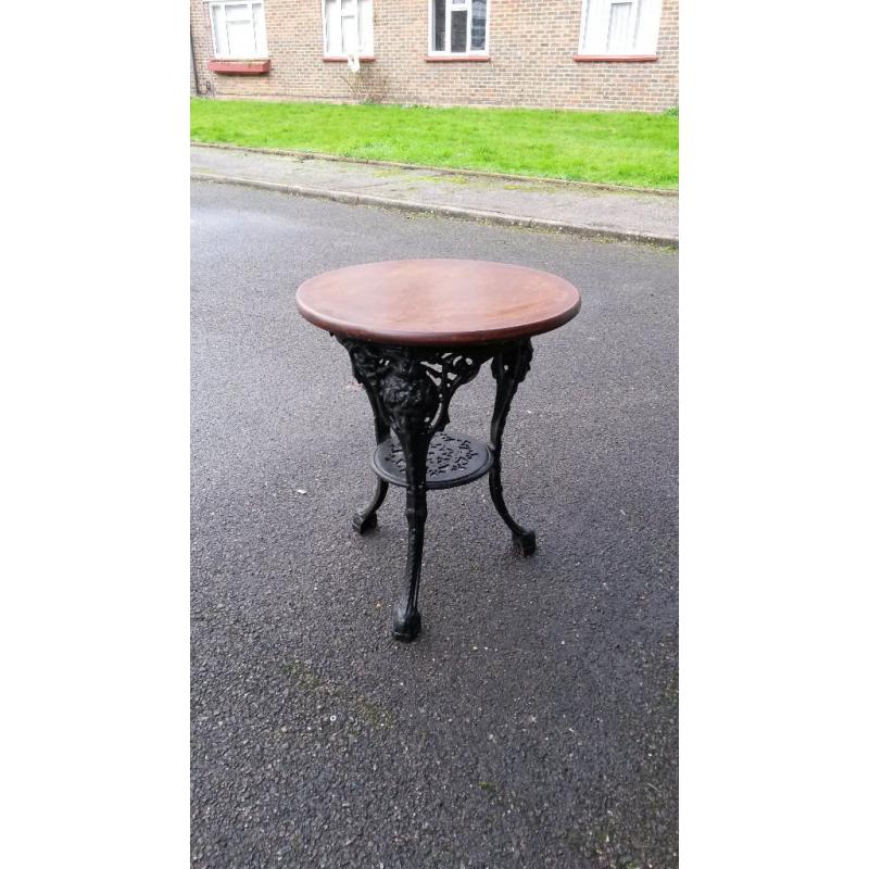 Cast Iron Victoriana Pub/Garden Table