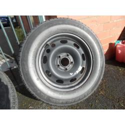 2x 205/65R15 94V TYRES - AS NEW!