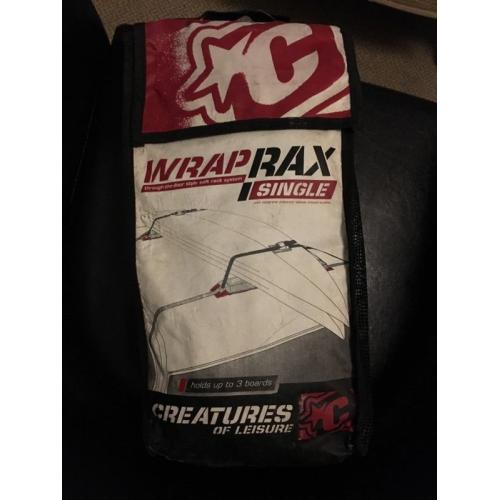 Surfboard Roof wracks Creatures Wrap Rax holds up to 3 boards