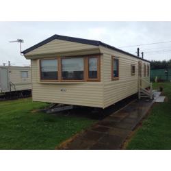 Static caravan at Sandylands .