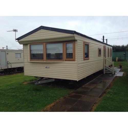 Static caravan at Sandylands .