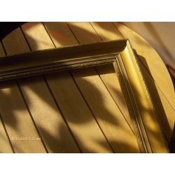 Large Vintage Gold Frame , Italian Wooden Frame