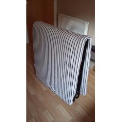Argos Folding Single Bed with Mattress (& Duvet), Excellent condition