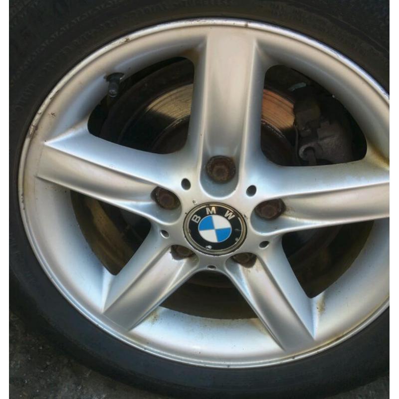 4 BMW 16inch alloys withs tyres