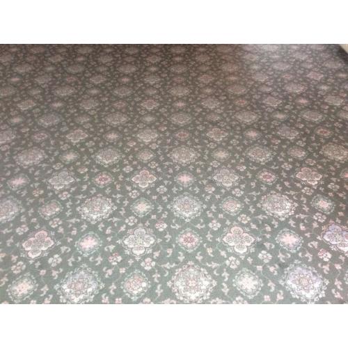 Axminster carpet- sage green