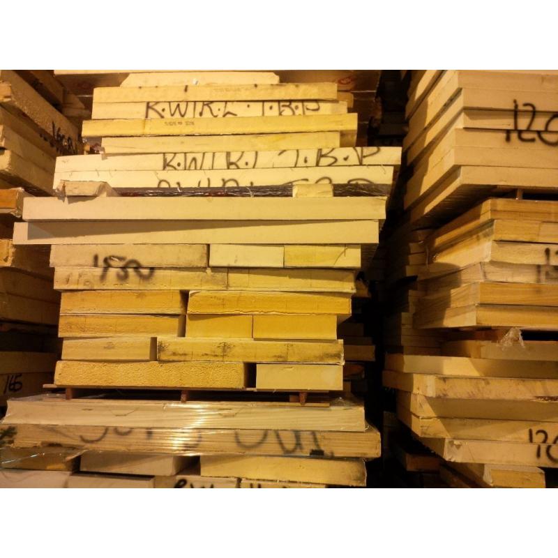 Insulation boards Seconds 150ml thick random sizes foil both sides 100m2