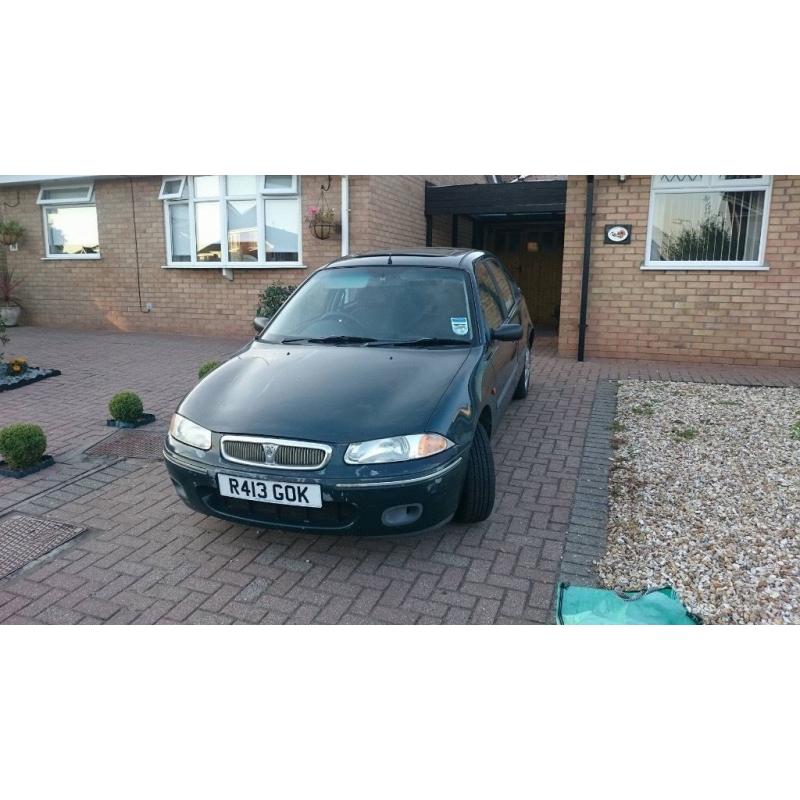 1998 Rover 200 - 2.0 - 2 lady owners from new - 135k miles - Service history - NO ADVISORIES