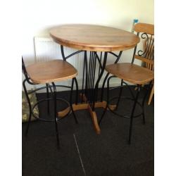 Table and 2 matching stools