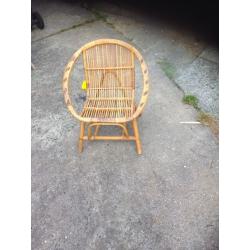 Small wicker chair