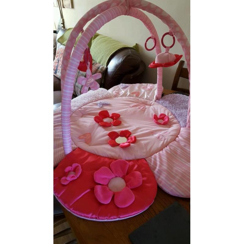 Red kite pink petal play gym