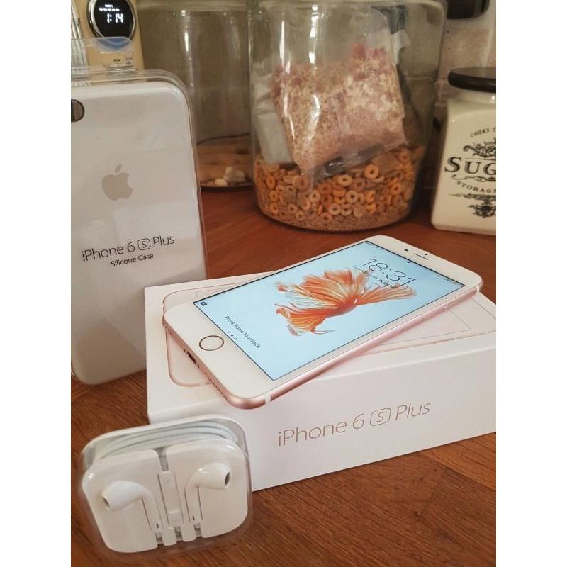 iPhone 6s Plus 128gb Rose Gold bundle