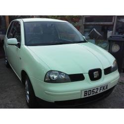 Seat Arose 1.0 L S, 2003, 60,000 miles, lady owner, excellent condition
