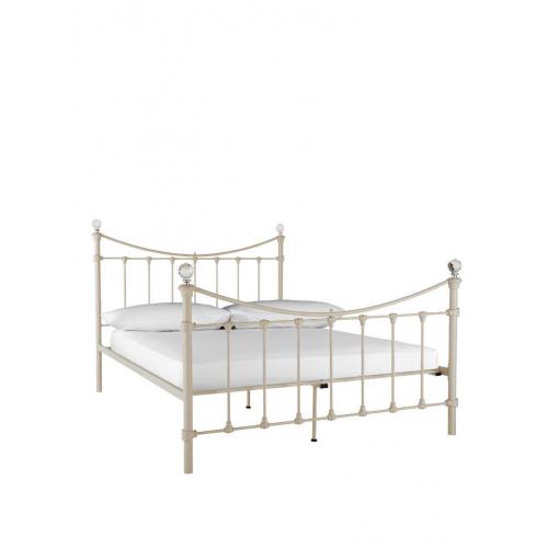 NEW 4ft 6 Isabella Metal Double Bed Frame Only - Not Leather, Wood