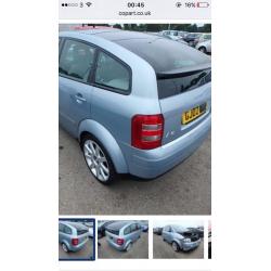 Breaking Audi A2