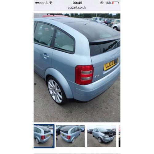 Breaking Audi A2