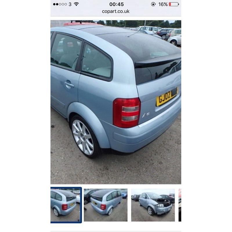 Breaking Audi A2