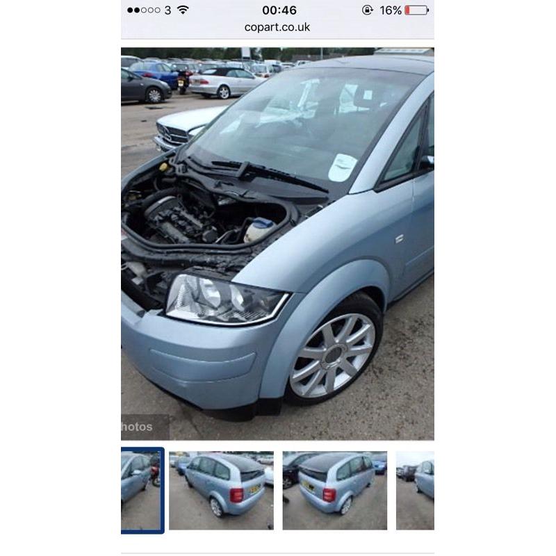 Breaking Audi A2