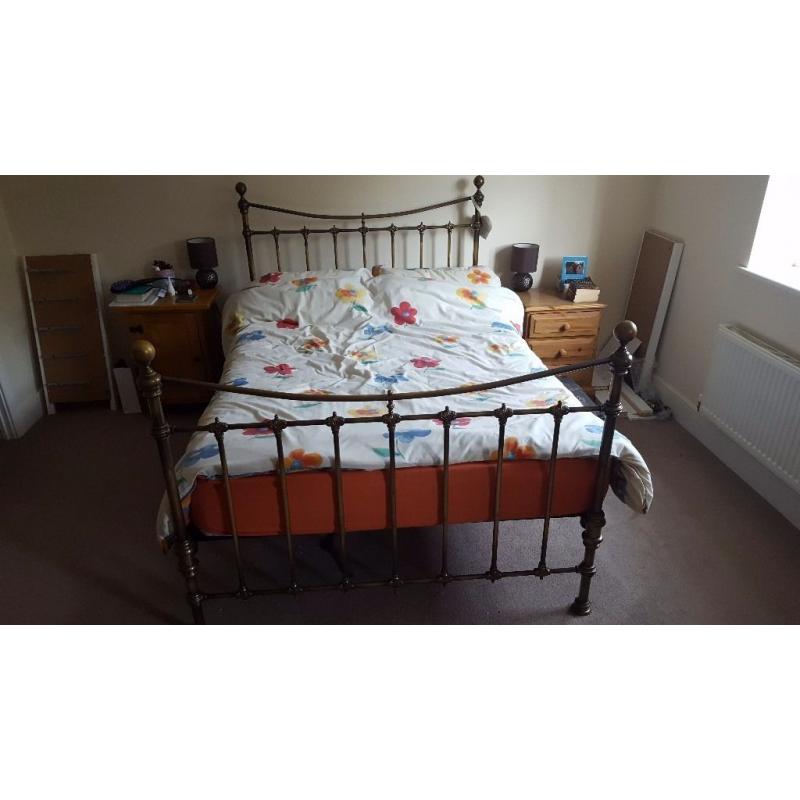 Metal Brass Antique Bedstead