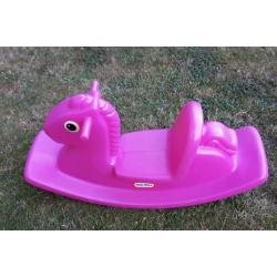 little tikes Pink rocking horse excellent condition