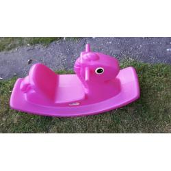little tikes Pink rocking horse excellent condition