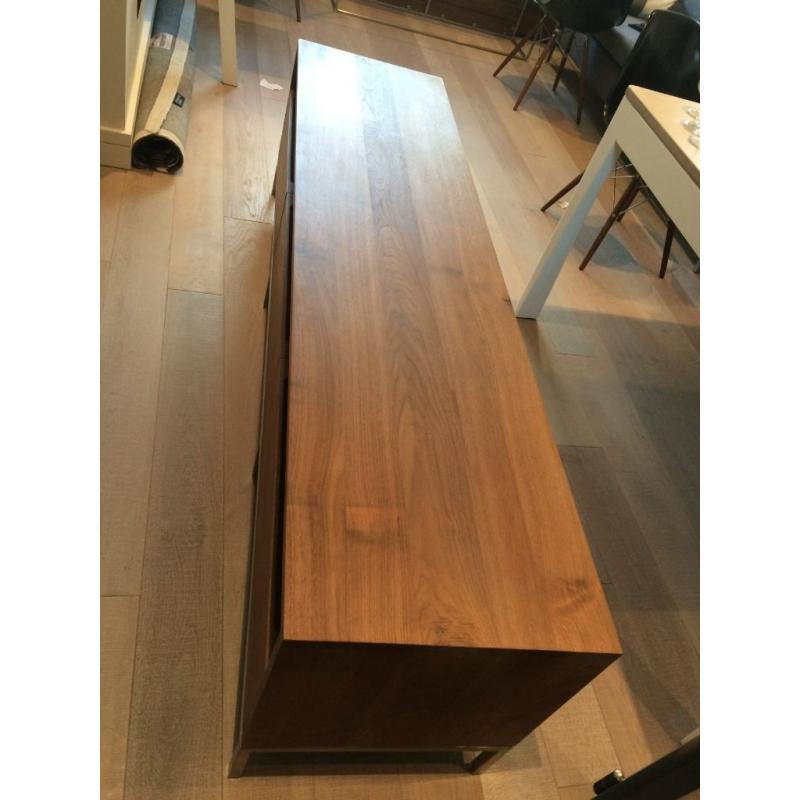 CRATE & BARREL - TV Stand / Media Console - Solid Walnut Wood - Excellent Condition