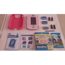 innotab 3 Pink like NEW with 3 games, case including batteries