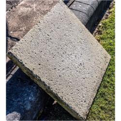 24 DECORATIVE SLABS 450mm SQUARE 40mm THICK UNUSED