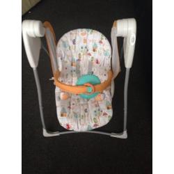 Baby rocking swing