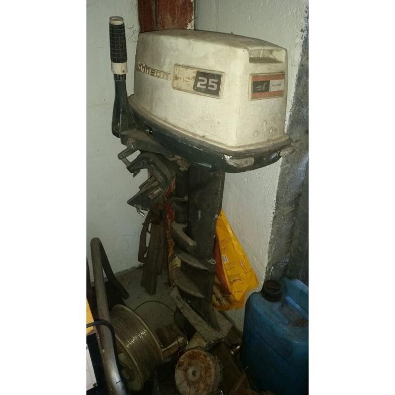 Johnson Seahorse 25hp outboard engine