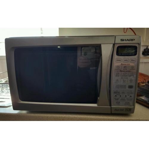 Microwave dual grill
