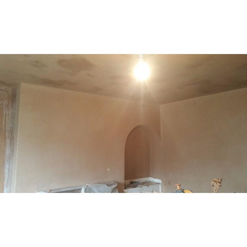 PROFESSIONAL PLASTERING SERVICE - FULL ROOMS from 230/ 4WALLS from 160 Quotes & Receipts provide