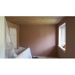 PROFESSIONAL PLASTERING SERVICE - FULL ROOMS from 230/ 4WALLS from 160 Quotes & Receipts provide