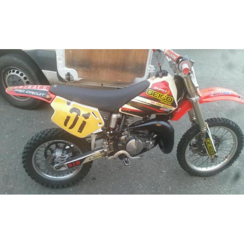 Minted honda cr80 red rocket
